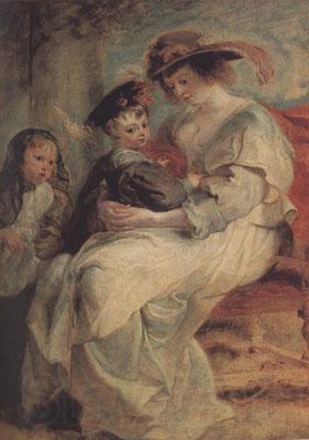 Peter Paul Rubens Helena Fourment with Two of ber Cbildren (mk01)